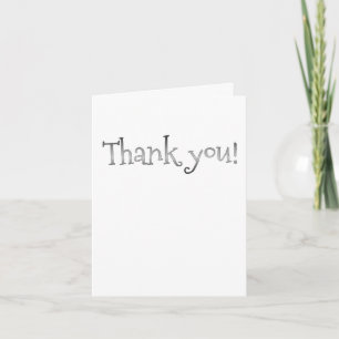 Cartão De Agradecimento Thank You Note: Casual Acquaintance