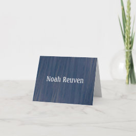Cartão De Agradecimento Thank You Note for Simple Ocean Collection