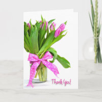 Thank You Pink Tulip Bouquet
