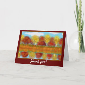 Cartão De Agradecimento Thank you Reflections Card