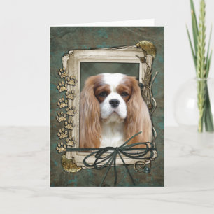 Cartão De Agradecimento Thank You - Stone Paws - Cavalier