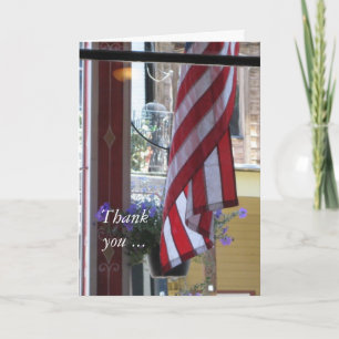 Cartão De Agradecimento Thank you & Welcome Home - Military Greeting Card