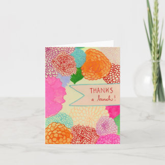 Cartão De Agradecimento thanks a bunch!