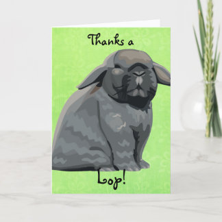 Cartão De Agradecimento Thanks a Lop Card