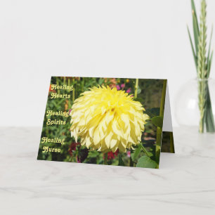 Cartão De Agradecimento Thanks for being a great Nurse greeting Cards