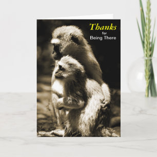 Cartão De Agradecimento Thanks for Being There Card