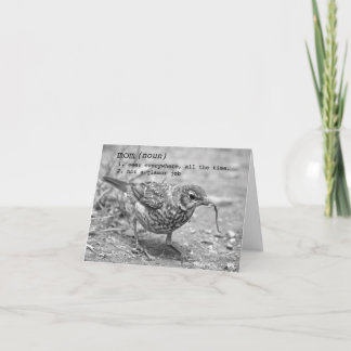 Cartão De Agradecimento Thanks, Mom. (Card says she rocks)