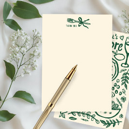 Cartão De Agradecimento That's Amore Italian Food CUSTOM Bridal SHower