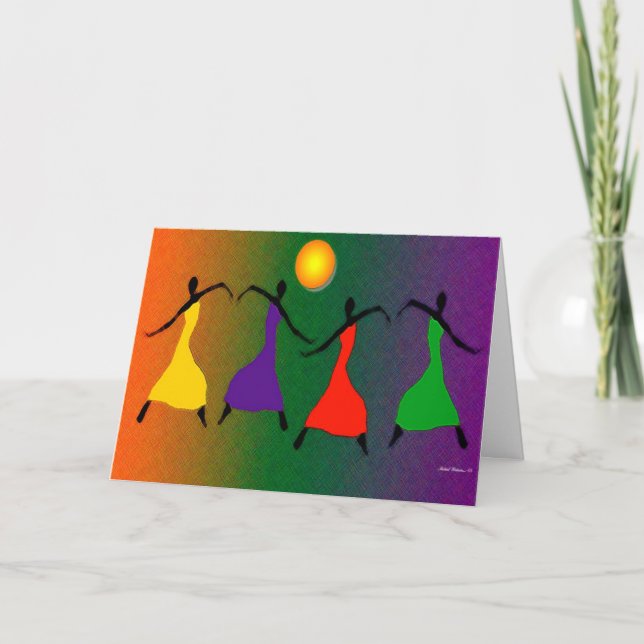 Cartão De Agradecimento The Art of Dance (Frente)