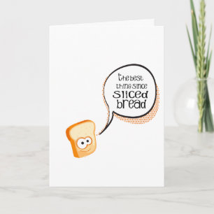 Cartão De Agradecimento The Best Thing Since Sliced Bread