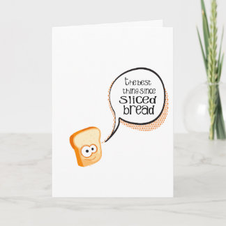 Cartão De Agradecimento The Best Thing Since Sliced Bread