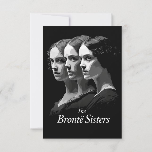 Cartão De Agradecimento The Brontë Sisters (Frente)