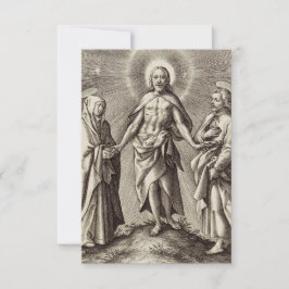 Cartão De Agradecimento The Risen Christ on the Hill Holy Card