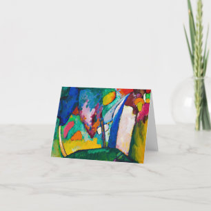 Cartão De Agradecimento The Waterfall, 1909, por Wassily Kandinsky