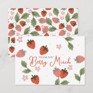 Cartão De Agradecimento Theme Girl Birthday