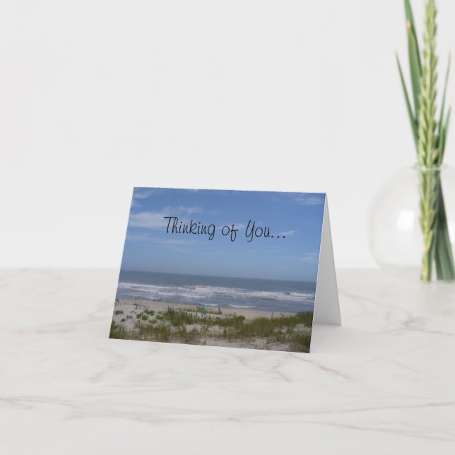 Cartão De Agradecimento Thinking of You... (Frente)