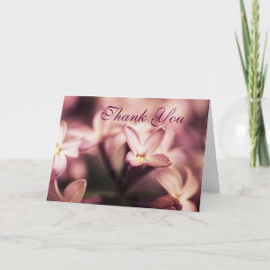 Cartão De Agradecimento Thoughtfulness Greeting Card Thank You Lilac