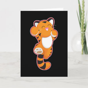 Cartão De Agradecimento Tigre de Salto