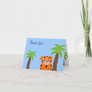 Cartão De Agradecimento Tigre Muito Obrigado