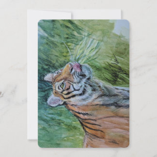 Cartão De Agradecimento Tigre Notecards