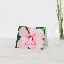 Cartão De Agradecimento Til We Meet Again Hibiscus Sympathy