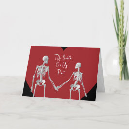 Cartão De Agradecimento Till Death Do Us Part Valentine's Day Card opt2