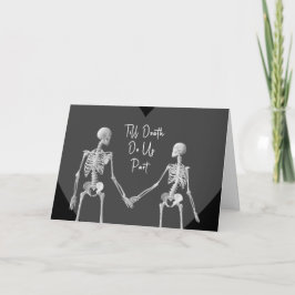 Cartão De Agradecimento Till Death Do Us Part Valentine's Day Card opt4