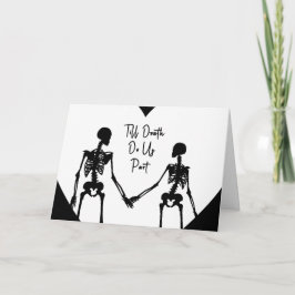 Cartão De Agradecimento Till Death Do Us Part Valentine's Day Card opt5