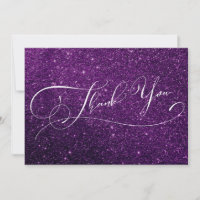 Tipografia Elegante Moderna Rich Purple Faux Glitt