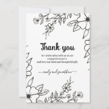 Tipografia Elegante que estamos noivos