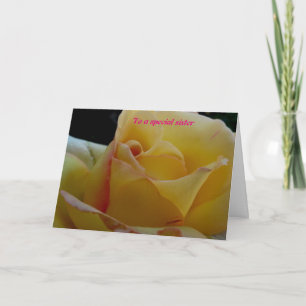 Cartão De Agradecimento To a special sister