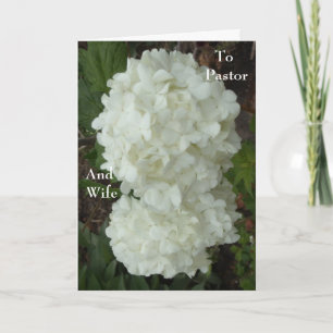 Cartão De Agradecimento To Pastor and Wife