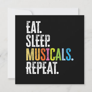 Cartão De Agradecimento Tome Sleep Musicals Repetite Ator Cantor Atriz
