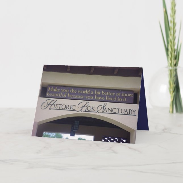 Cartão De Agradecimento Torre Bok 003 (Frente)