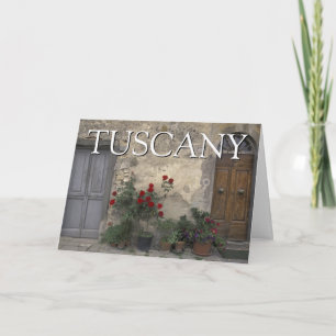 Cartão De Agradecimento Toscana, Itália Porta Toscana Obrigado