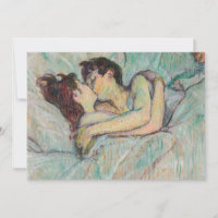 Toulouse-Lautrec - Na Cama, O Beijo