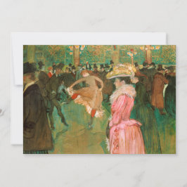 Cartão De Agradecimento Toulouse-Lautrec - Na Rota, A Dança
