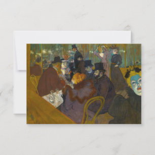 Cartão De Agradecimento Toulouse-Lautrec - No Rouge