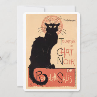 Cartão De Agradecimento Tournee du Chat Noir (1896)