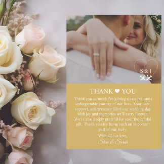 Cartão De Agradecimento Travel Wedding Airplane Heart Modern Aviation