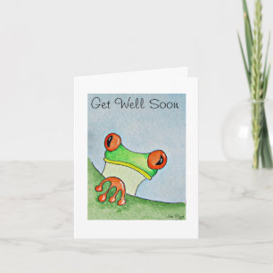 Cartão De Agradecimento Tree Frog Greeting Card, change the words to suit