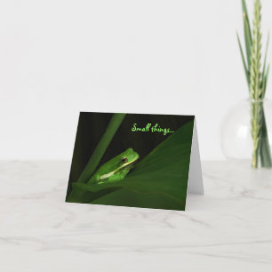 Cartão De Agradecimento Tree Frog Thank You Note Card