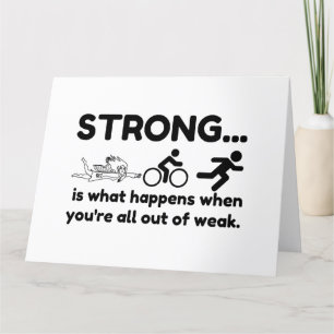 CARTÃO DE AGRADECIMENTO TRIATHLON FORTE