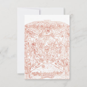 Cartão De Agradecimento Trindade Santa em Glória