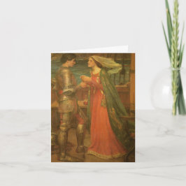 Cartão De Agradecimento Tristan e Isolde por Casamento de Waterhouse JW