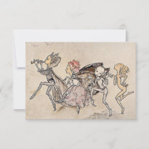 Cartão De Agradecimento “Tropeçando nos Dedos dos Pés” por Arthur Rackham