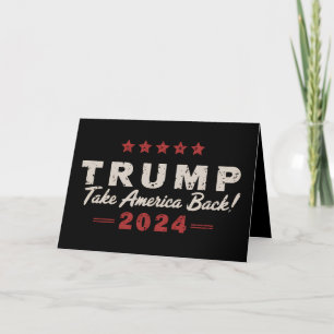 Cartão De Agradecimento Trump 2024 Devolva a América Presidente 47 EUA