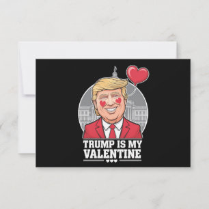 Cartão De Agradecimento Trump é o meu Dia de os namorados retrógrado do Na