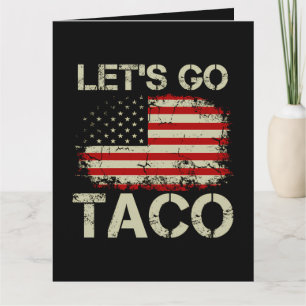 Cartão De Agradecimento Trump Sempre Desiste Vamos Lá Taco