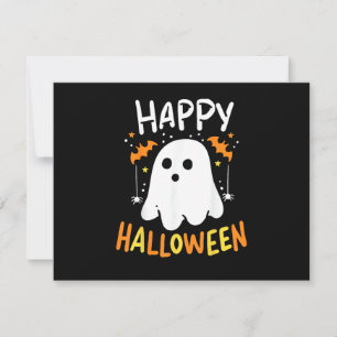 Cartão De Agradecimento Truque Ou Tratar Fantasma De Halloween